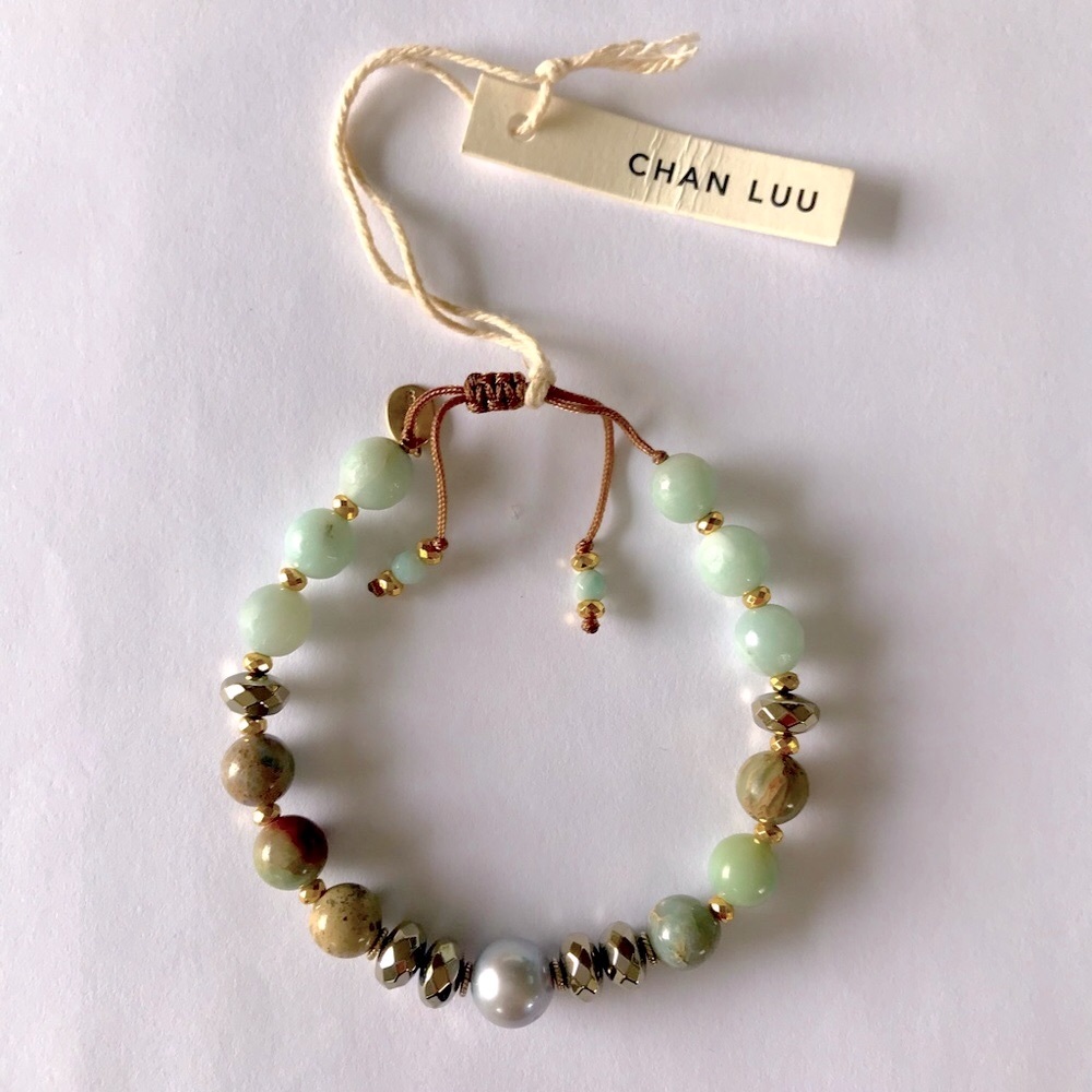 Chan Luu Amazonite Mix Adjustable Bracelet